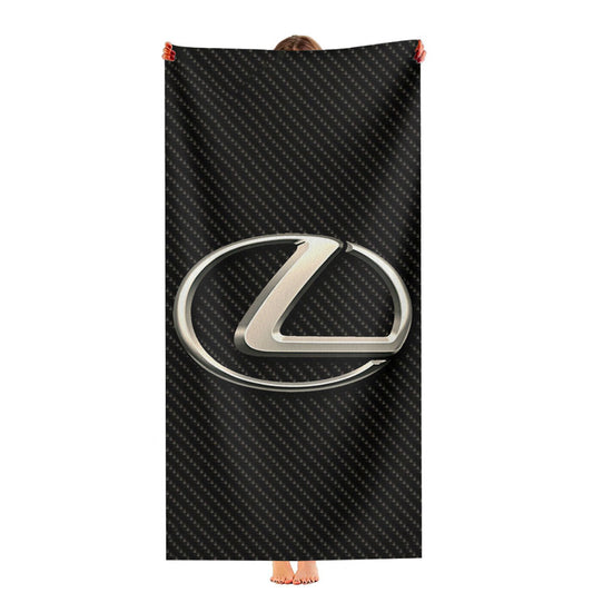 Lexus Logo Carbon Ultra-Soft Luxury Bathroom Towels
