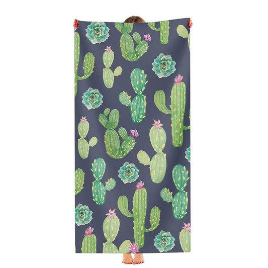 Lilly Pulitzer Cactus Pattern Ultra-Soft Luxury Bathroom Towels