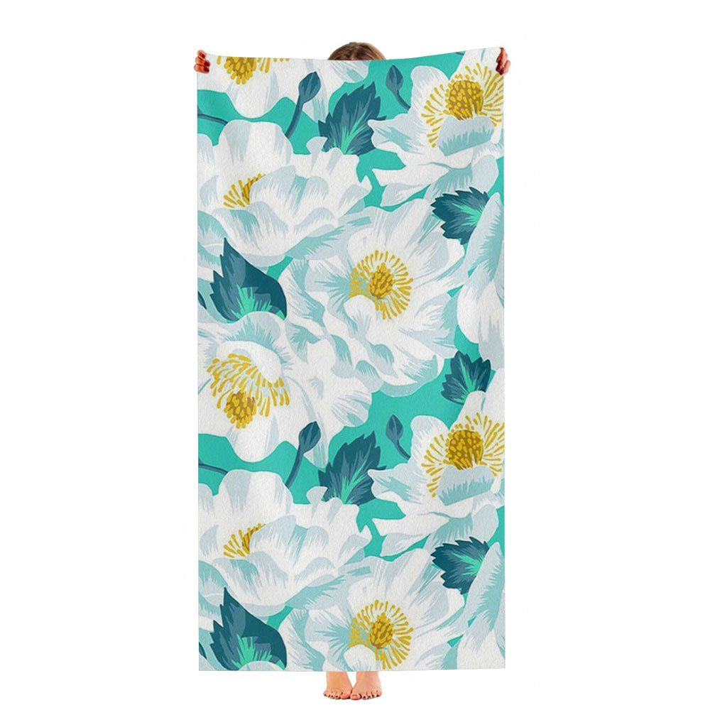 Lilly Pulitzer Flowers Pattern Pai Ultra-Soft Luxury Bathroom Towels