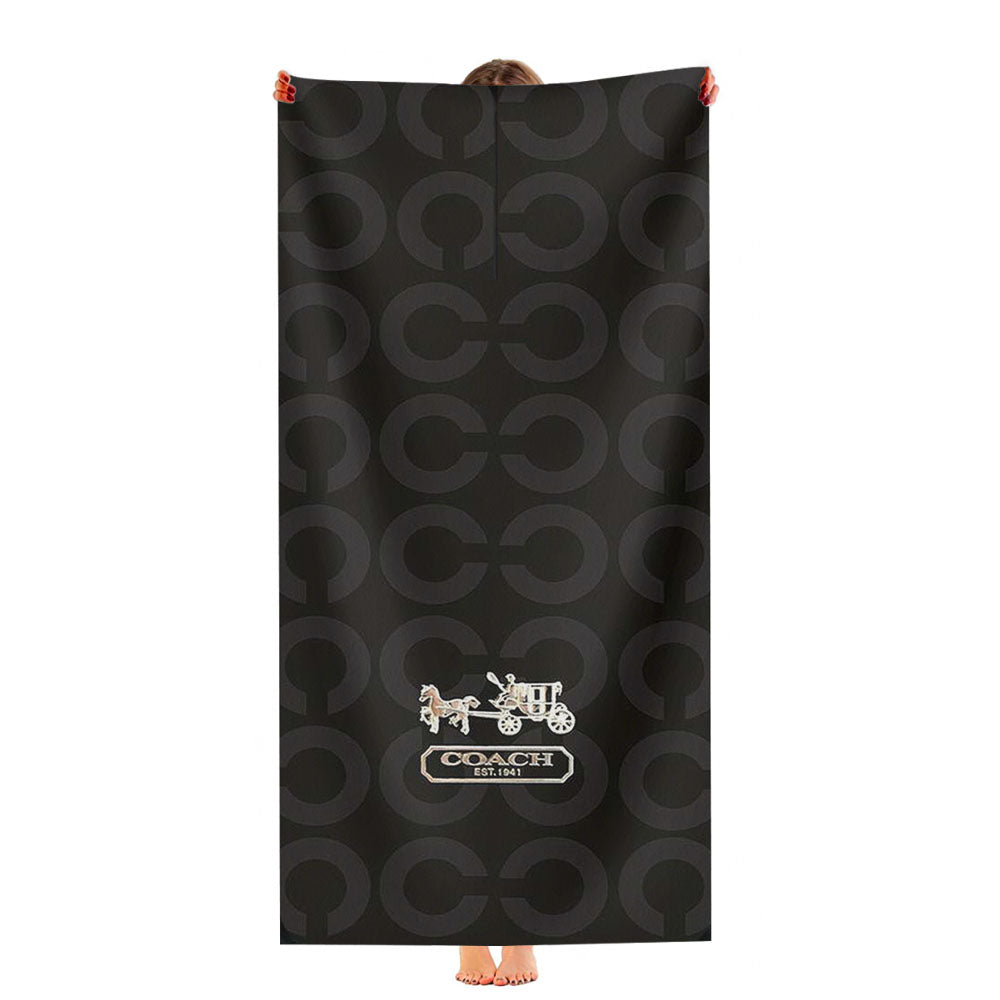 Logo Coach New York Ultra-Soft Luxury Bathroom Towels