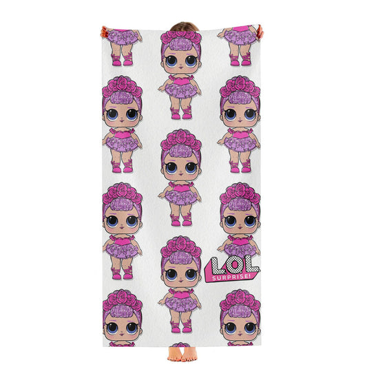 Lol Surprise Doll Sugar Queen Pattern Ultra-Soft Luxury Bathroom Towels