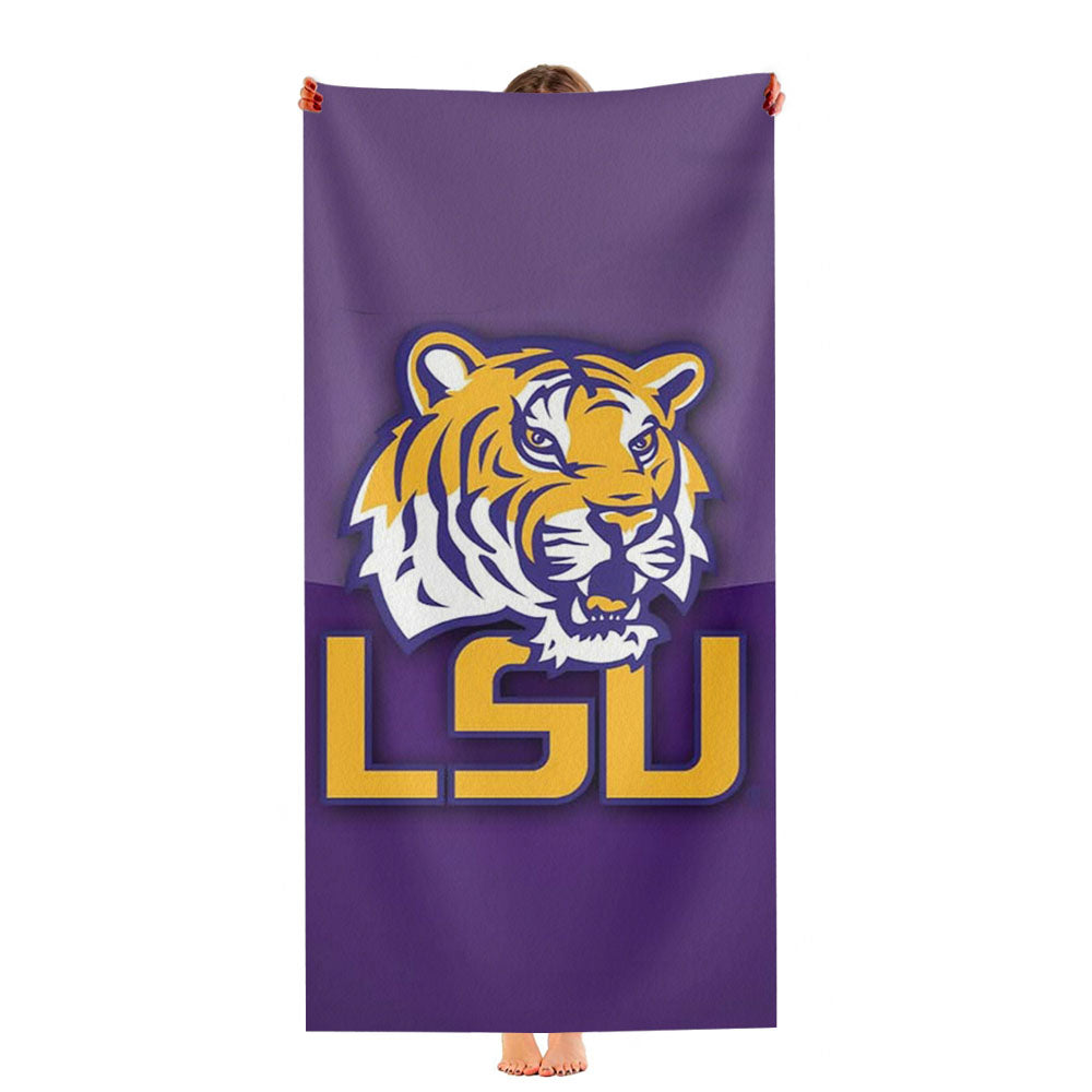 Lsu Tigers 2 Ultra-Soft Luxury Bathroom Towels