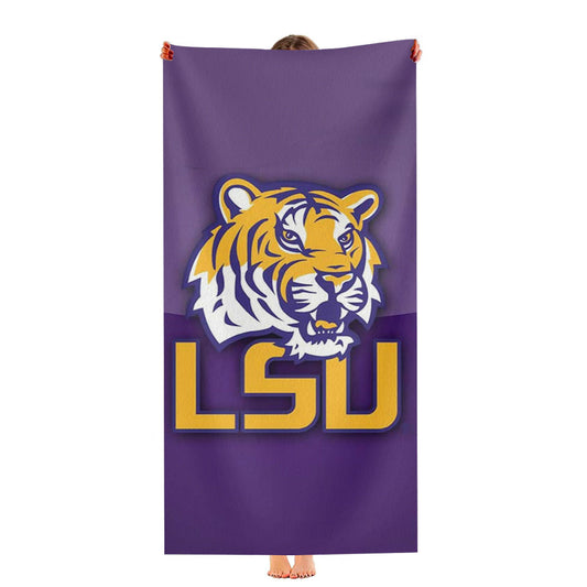 Lsu Tigers 2 Ultra-Soft Luxury Bathroom Towels