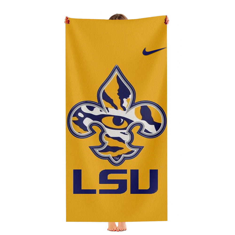 Lsu Tigers Eye Nike Logo Ultra-Soft Luxury Bathroom Towels
