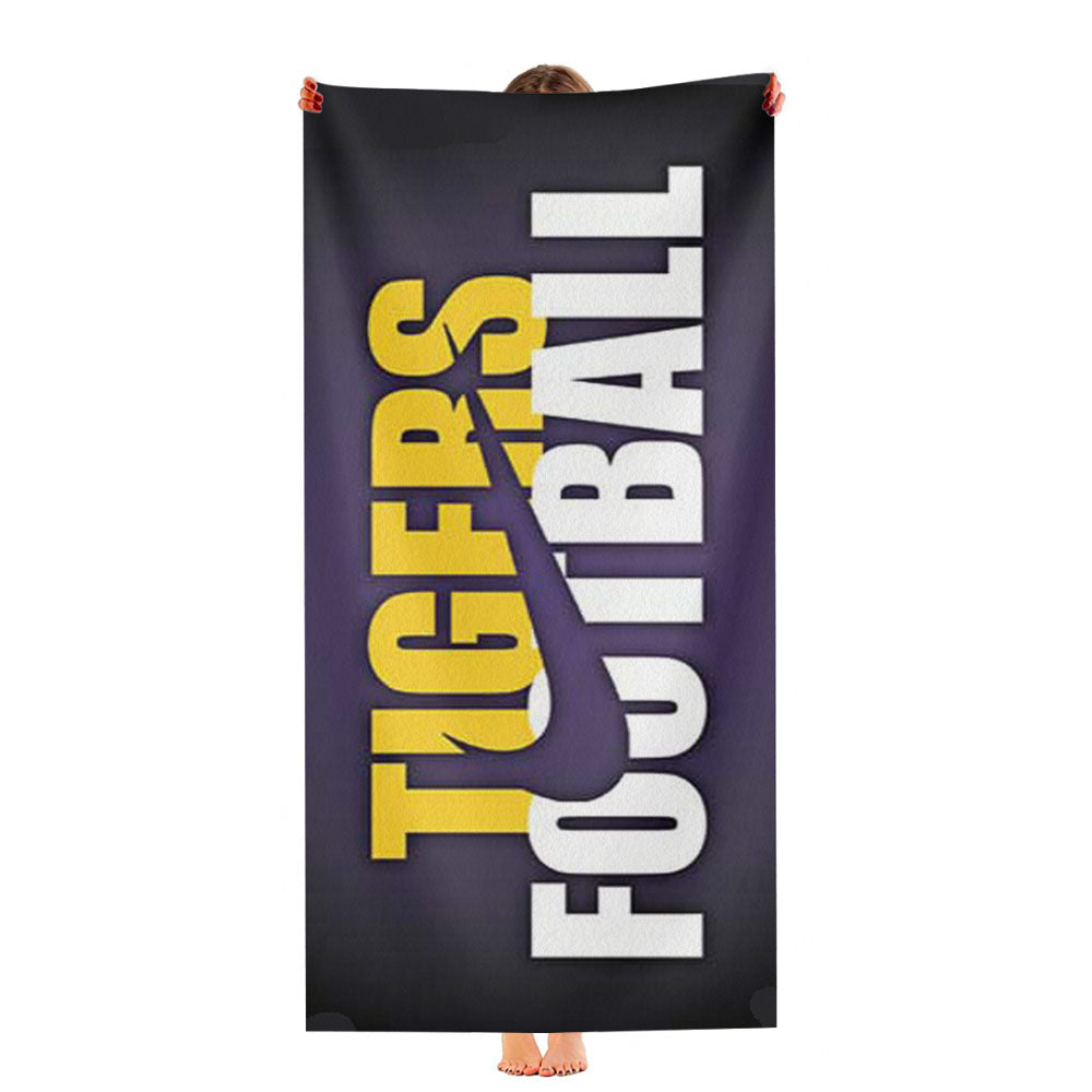 Lsu Tigers Tigers Football Ultra-Soft Luxury Bathroom Towels