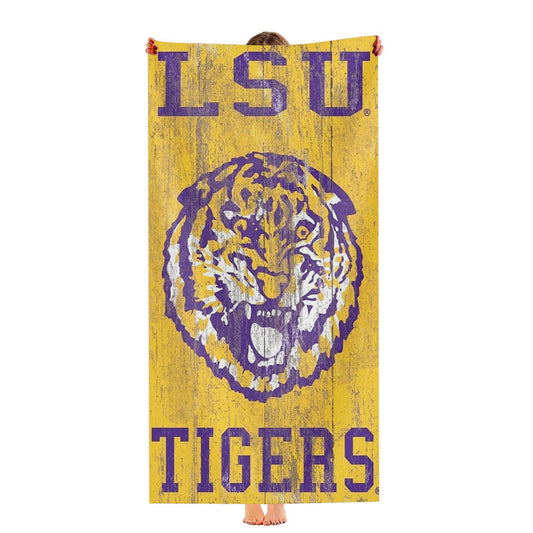 Lsu Tigers Wall Art Ultra-Soft Luxury Bathroom Towels