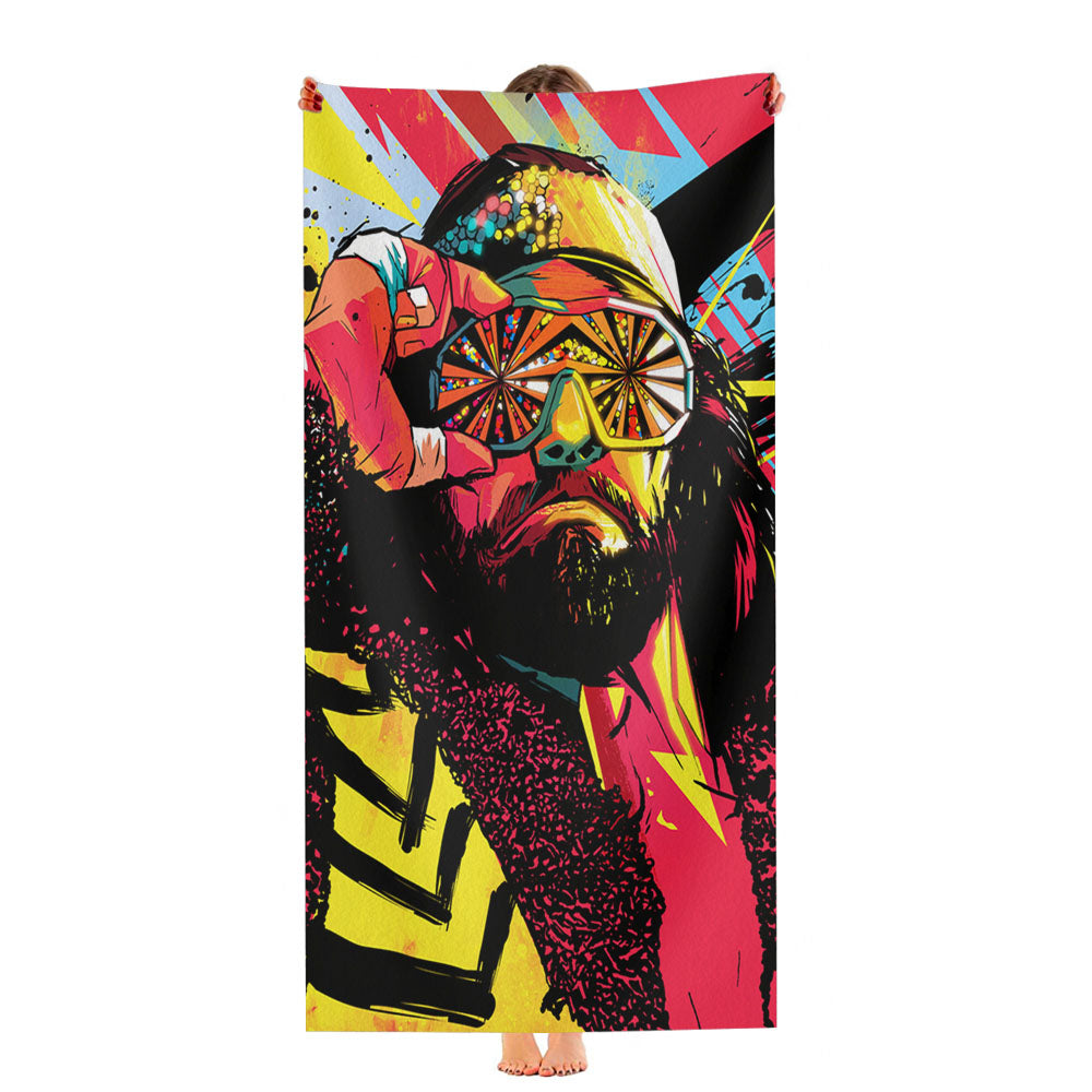 Macho Man Randy Savage Ultra-Soft Luxury Bathroom Towels