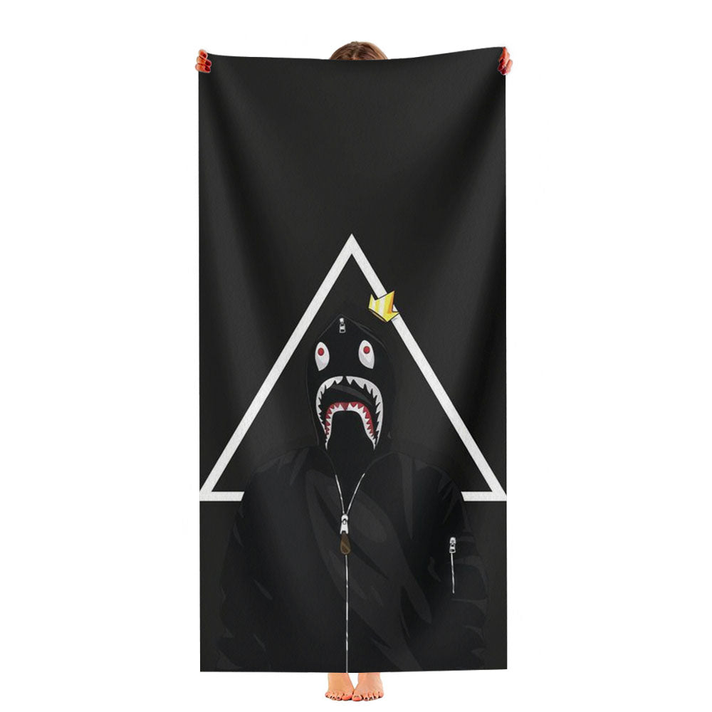 Maddyblakeee Stussy Wallpaper Ultra-Soft Luxury Bathroom Towels