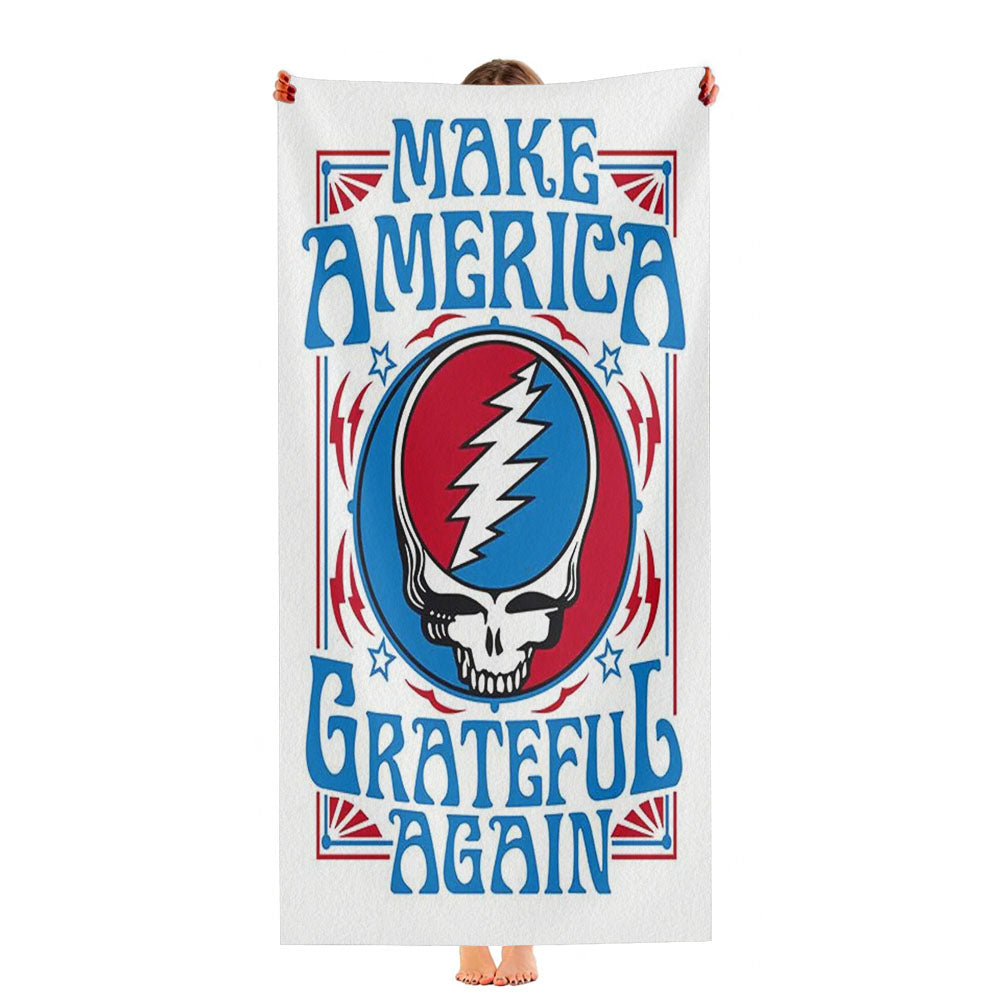 Make America Grateful Again Ultra-Soft Luxury Bathroom Towels