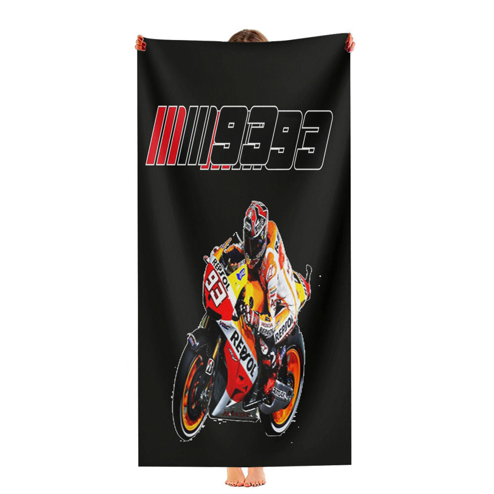 Marc Marquez Moto Gp Ultra-Soft Luxury Bathroom Towels