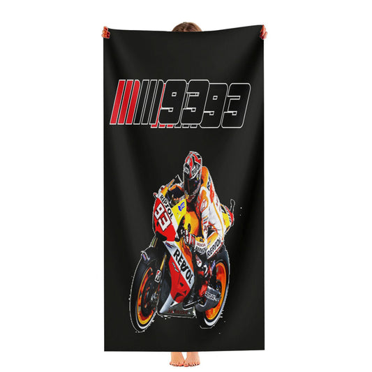 Marc Marquez Moto Gp Ultra-Soft Luxury Bathroom Towels