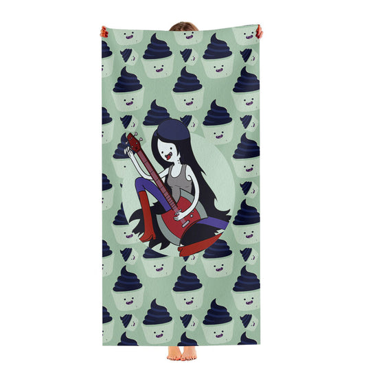 Marceline The Vampire Queen Adventure Time Pattern Ultra-Soft Luxury Bathroom Towels