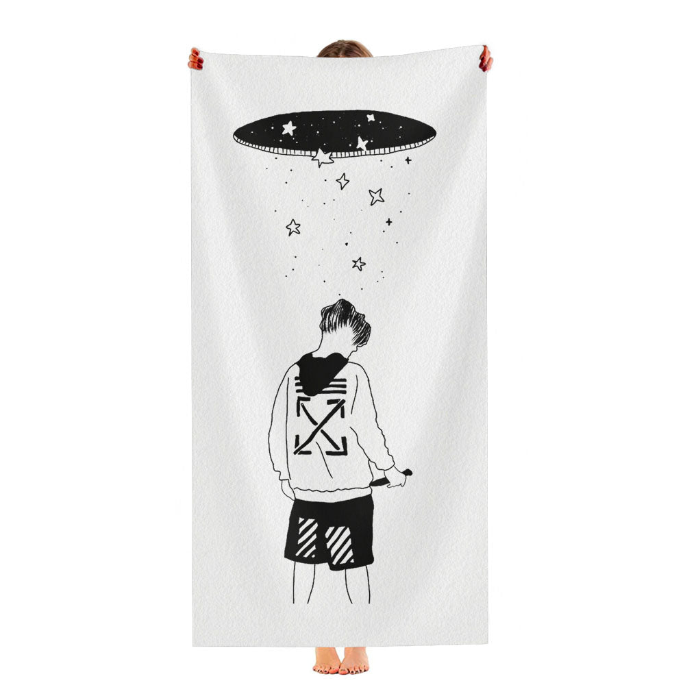 Marcus Martinus Off White Ultra-Soft Luxury Bathroom Towels