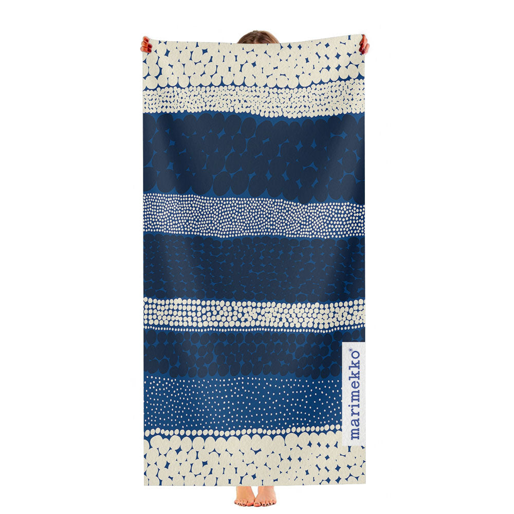 Marimekko Jurmo Rock And Stone Ultra-Soft Luxury Bathroom Towels