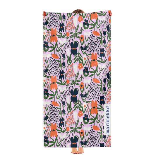 Marimekko Palsta Pattern Ultra-Soft Luxury Bathroom Towels