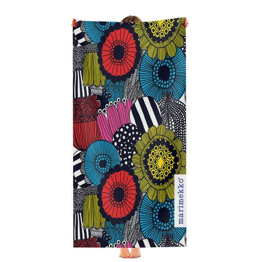 Marimekko Siirtolapuutarha Flower Ultra-Soft Luxury Bathroom Towels