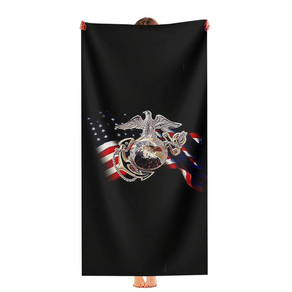 Marine Corps Ultra-Soft Luxury Bathroom Towels