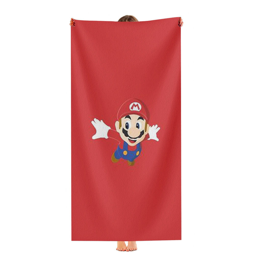 Mario Red Ultra-Soft Luxury Bathroom Towels