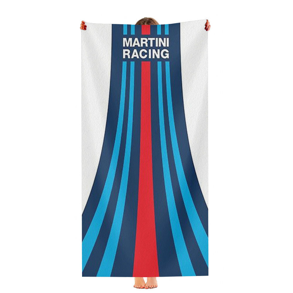 Martini Racing Stripes Ultra-Soft Luxury Bathroom Towels