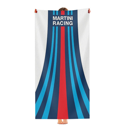 Martini Racing Stripes Ultra-Soft Luxury Bathroom Towels