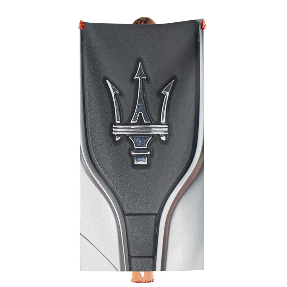 Maserati Keys Logo Ultra-Soft Luxury Bathroom Towels
