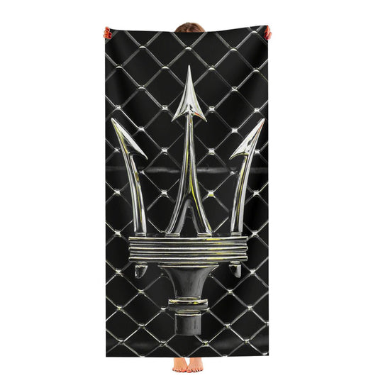 Maserati Trident Emblem Ultra-Soft Luxury Bathroom Towels