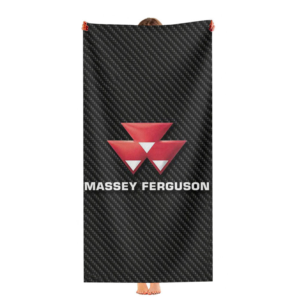 Massey Ferguson Logo 2 Ultra-Soft Luxury Bathroom Towels