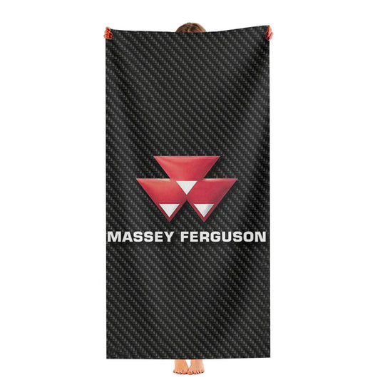 Massey Ferguson Logo 2 Ultra-Soft Luxury Bathroom Towels