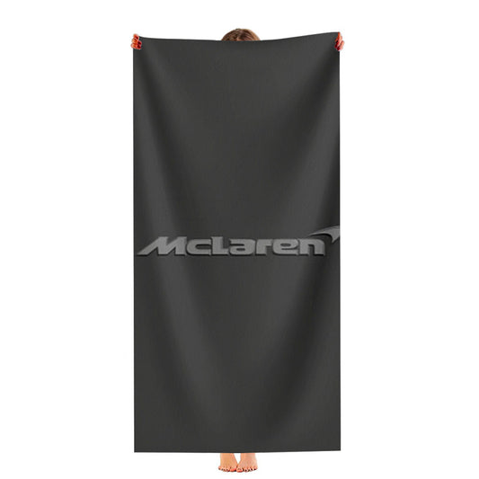 Mclaren Logo Grey Ultra-Soft Luxury Bathroom Towels