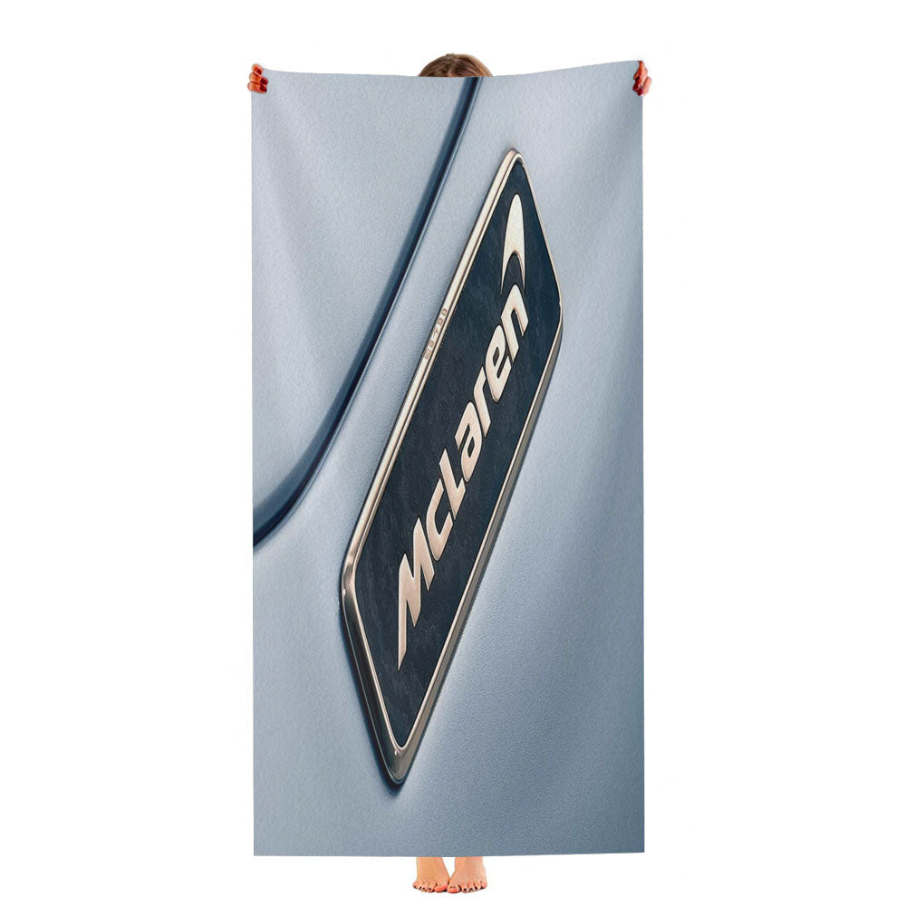 Mclaren Speedtail Logo 4K Ultra-Soft Luxury Bathroom Towels