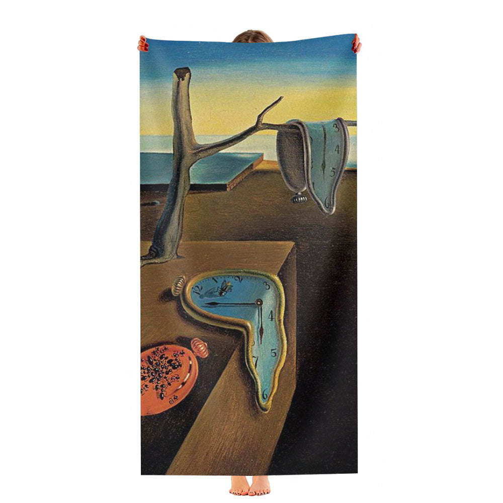 Melt Clock Salvador Pattern Ultra-Soft Luxury Bathroom Towels