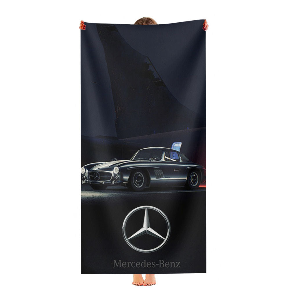 Mercedes Benz 300Sl Car Ultra-Soft Luxury Bathroom Towels