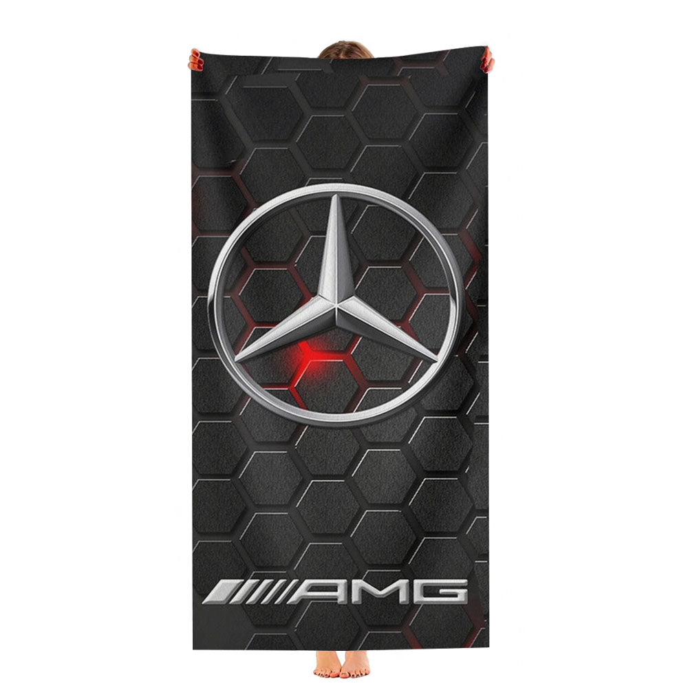 Mercedes Benz Amg 1 Ultra-Soft Luxury Bathroom Towels