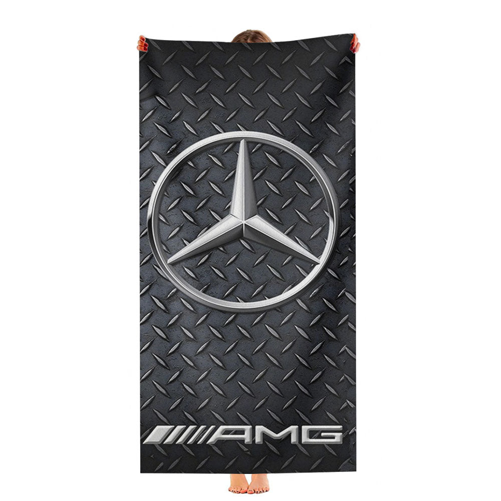 Mercedes Benz Amg 2 Ultra-Soft Luxury Bathroom Towels
