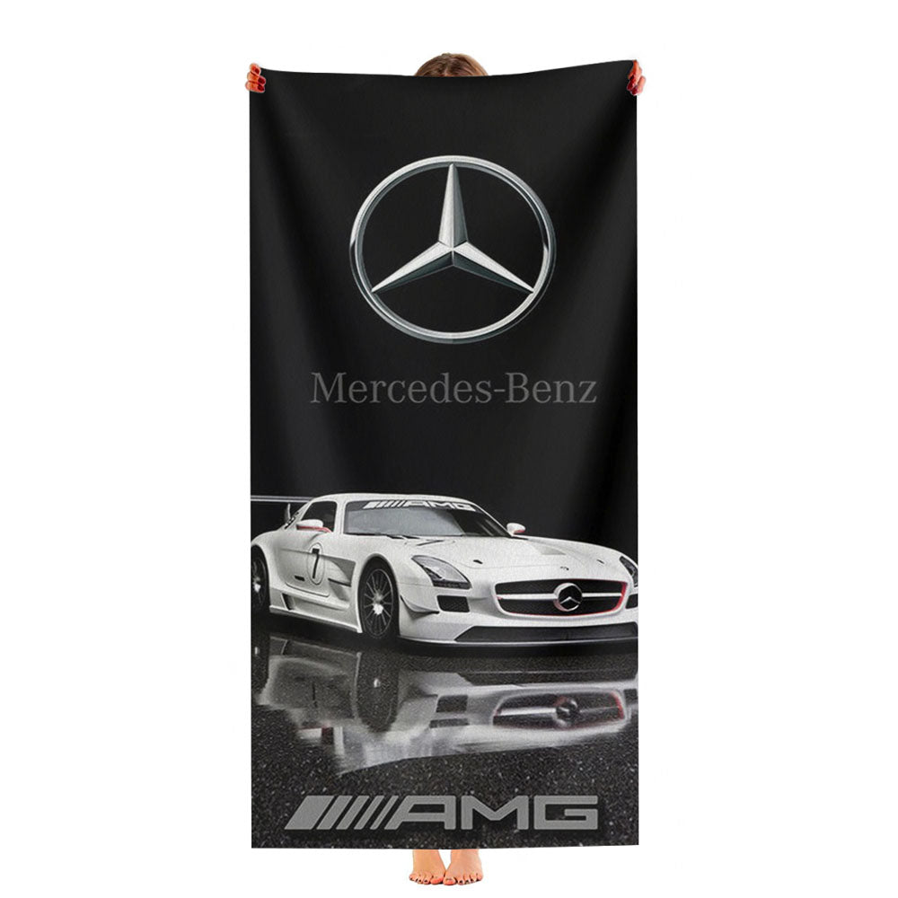 Mercedes Benz Amg Car Ultra-Soft Luxury Bathroom Towels