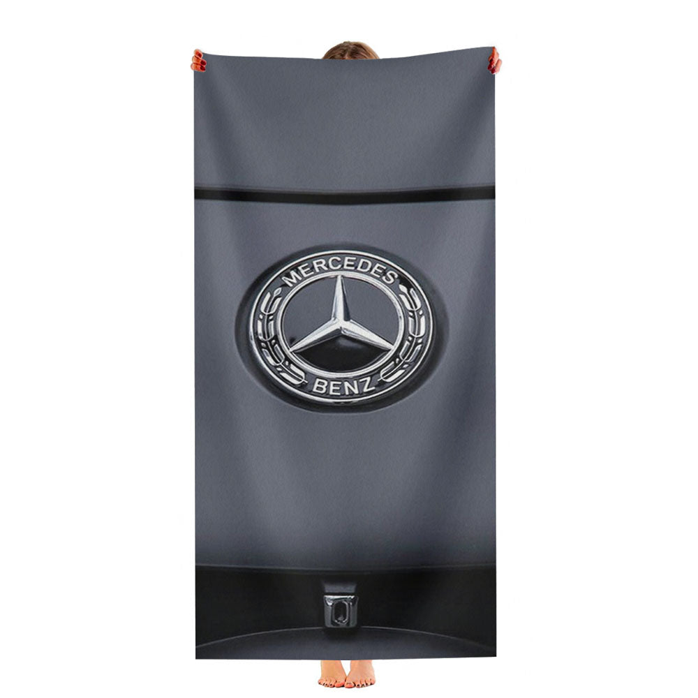 Mercedes Benz Emblem Ultra-Soft Luxury Bathroom Towels