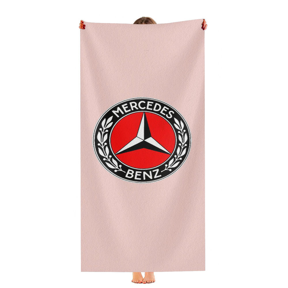Mercedes Benz Logo Racing Amg Pink Ultra-Soft Luxury Bathroom Towels