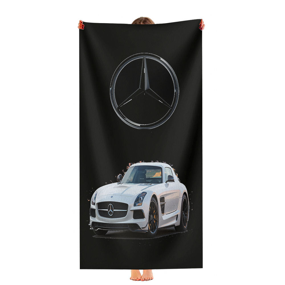 Mercedes Benz Sls Amg Ultra-Soft Luxury Bathroom Towels