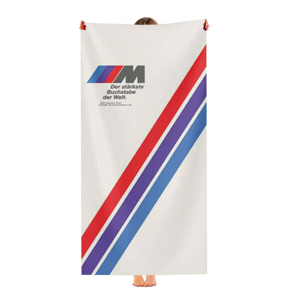 Mercedes Benz Stripes Ultra-Soft Luxury Bathroom Towels