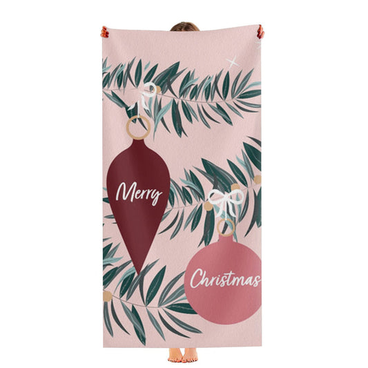 Merry Christmas Ultra-Soft Luxury Bathroom Towels