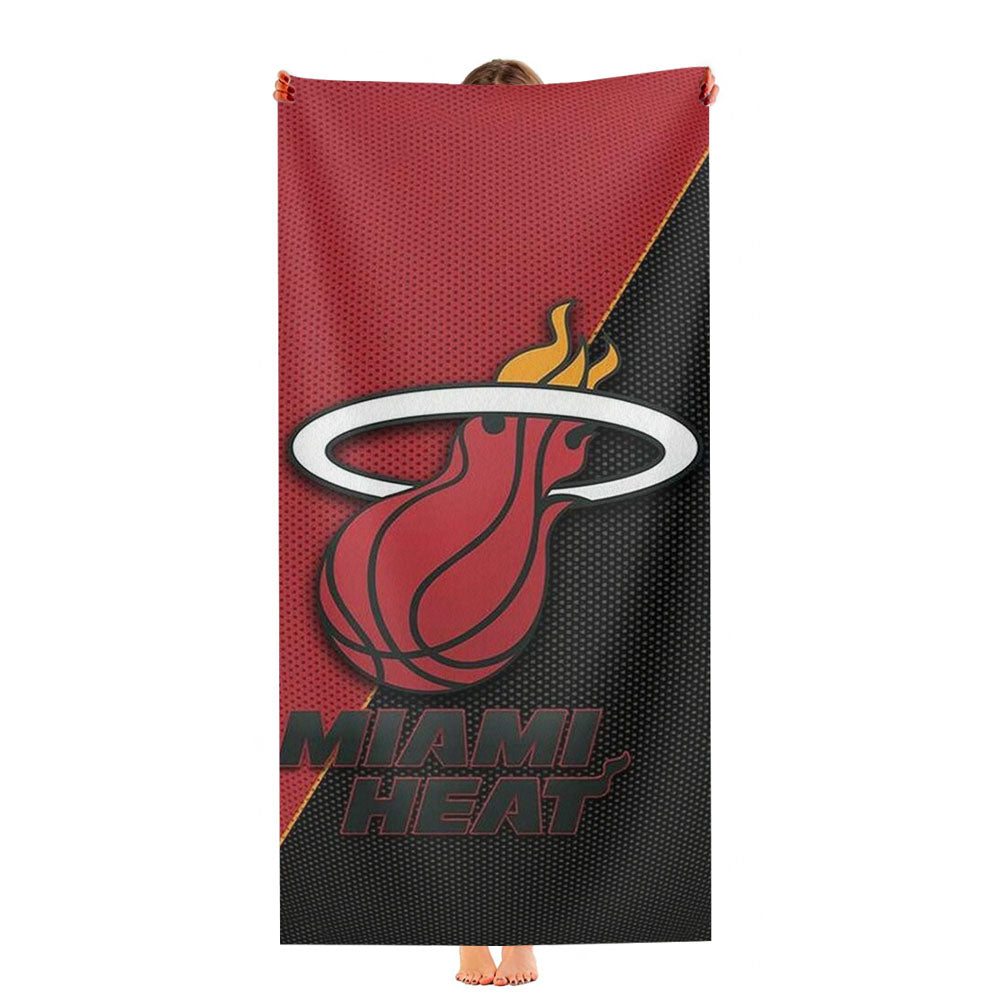 Miami Heat Basketball Logo Ultra-Soft Luxury Bathroom Towels