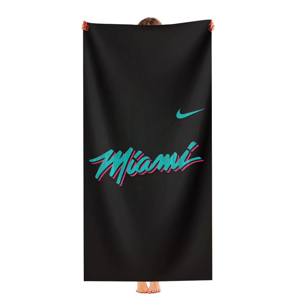 Miami Heat Nike Ultra-Soft Luxury Bathroom Towels