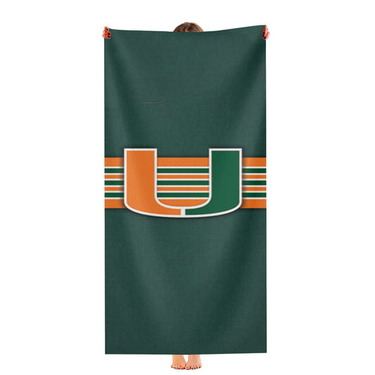 Miami Hurricanes Ultra-Soft Luxury Bathroom Towels