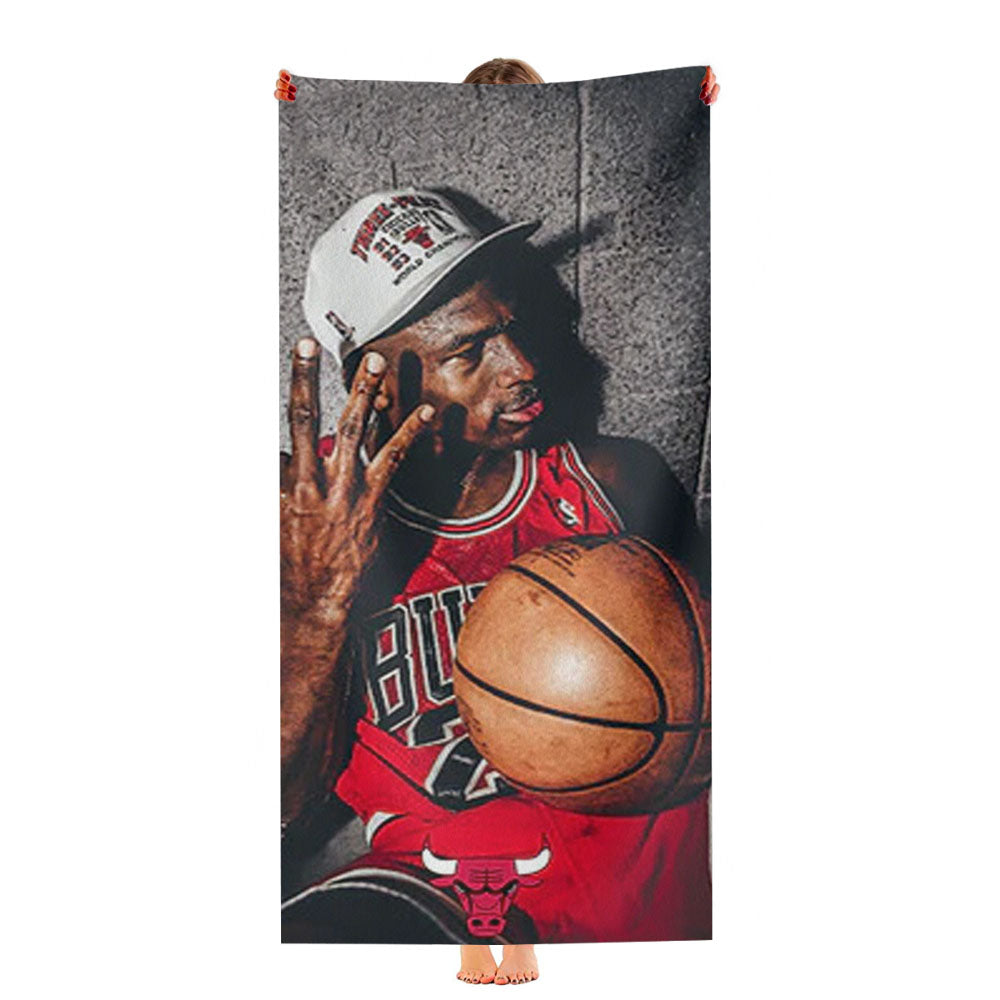 Michael Jordan Basketball Ultra-Soft Luxury Bathroom Towels