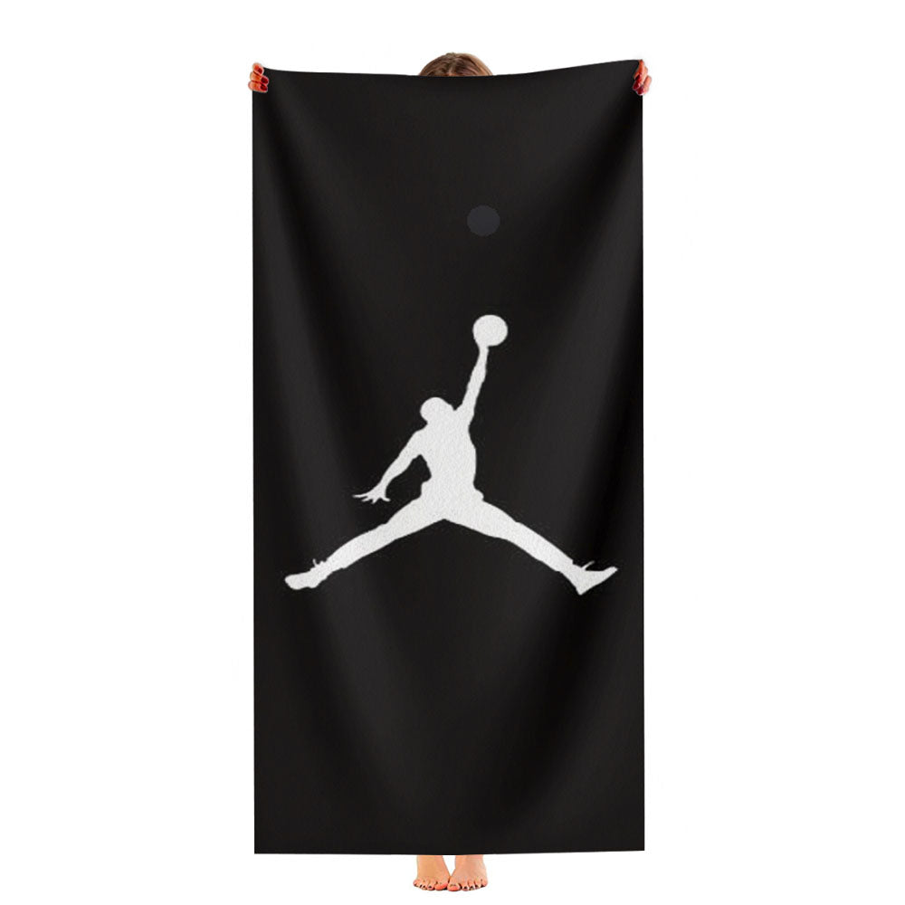 Michael Jordan Bw Logo Ultra-Soft Luxury Bathroom Towels