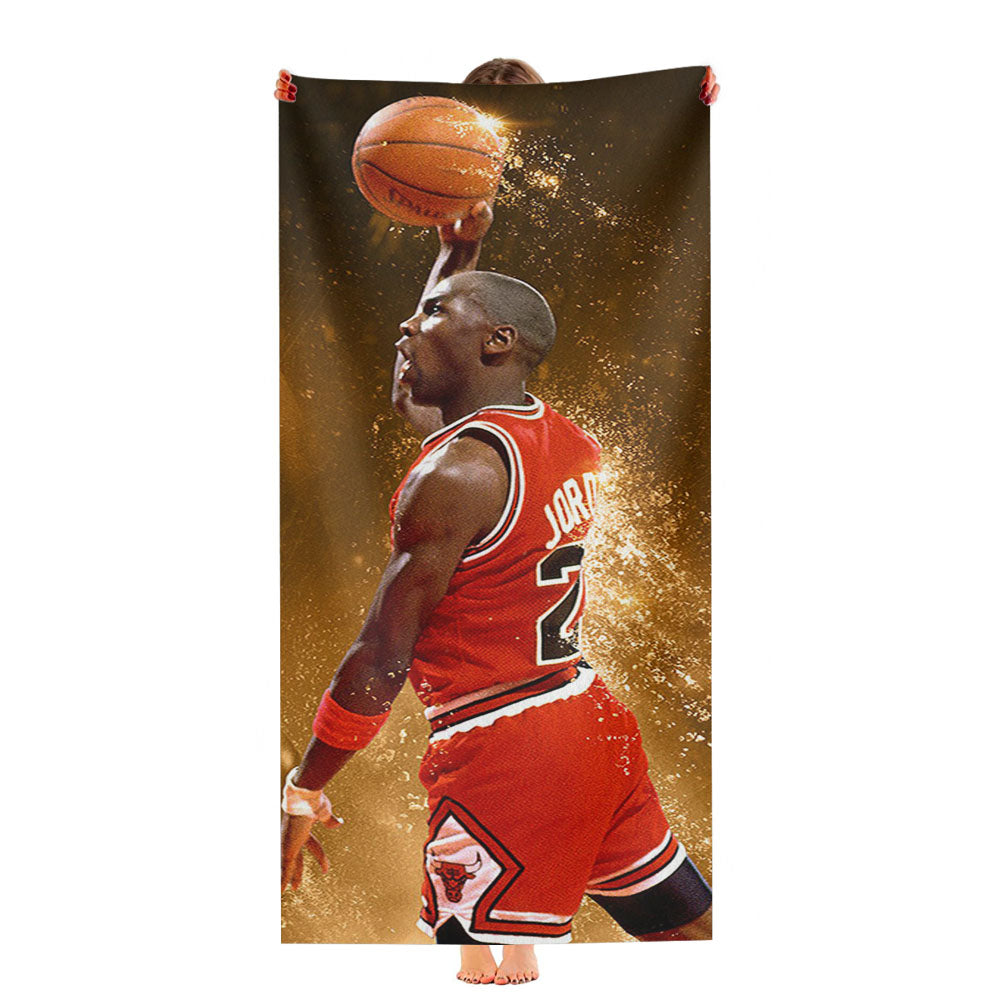 Michael Jordan Chicago Bulls Ultra-Soft Luxury Bathroom Towels