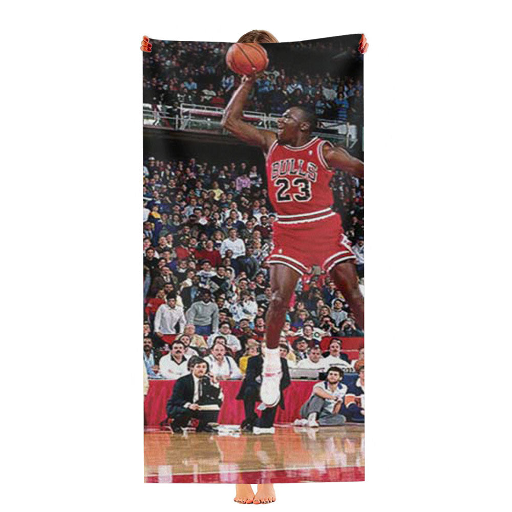 Michael Jordan Dunk Vintage Look Ultra-Soft Luxury Bathroom Towels