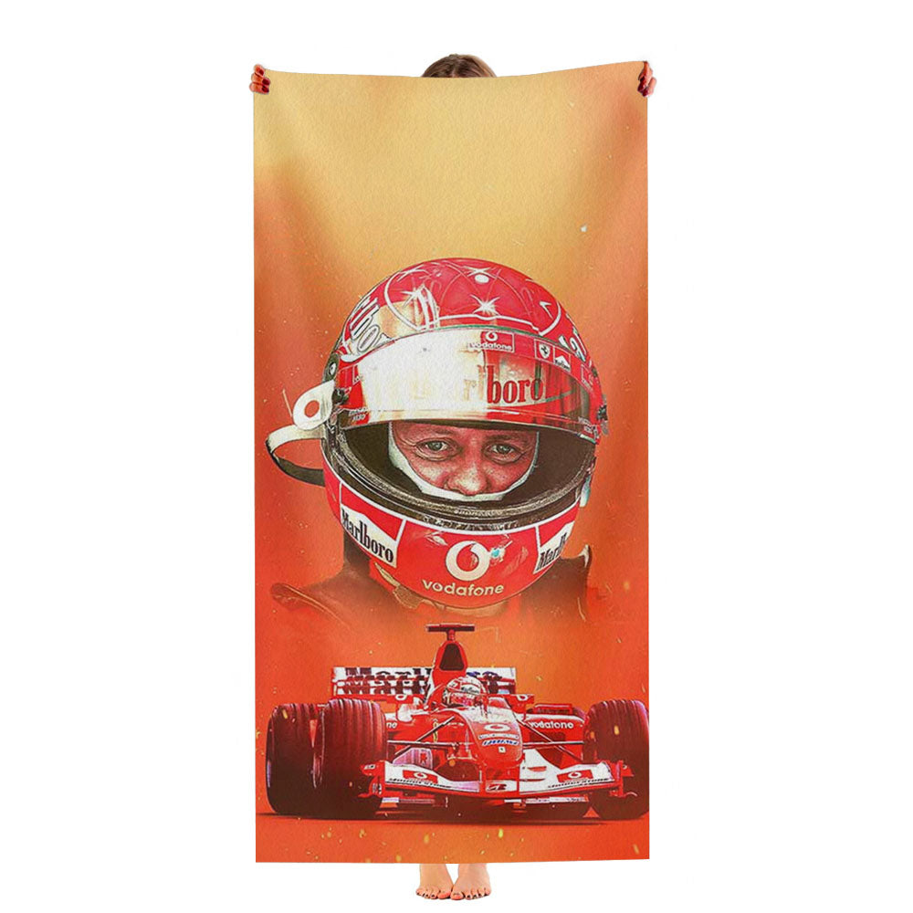 Michael Schumacher Formula One Ultra-Soft Luxury Bathroom Towels