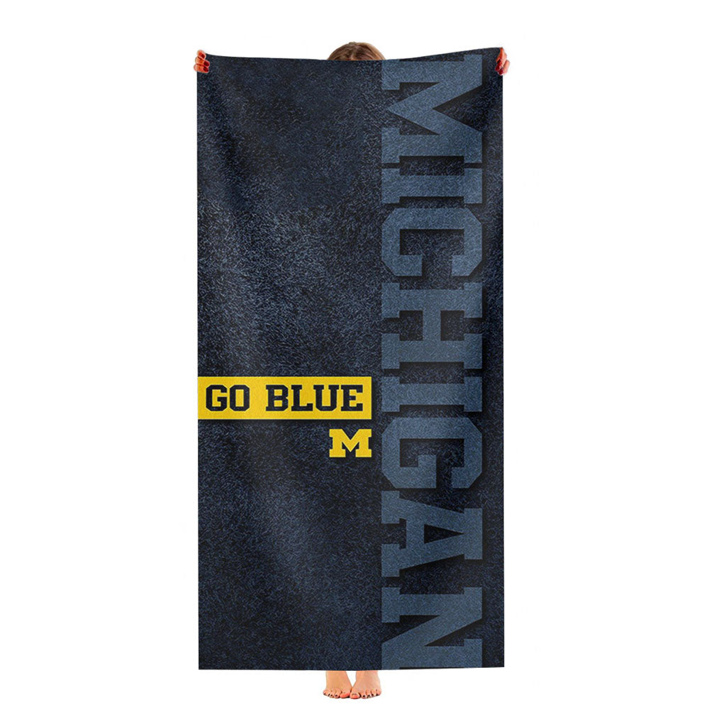 Michigan Wolverines Football 10 Ultra-Soft Luxury Bathroom Towels