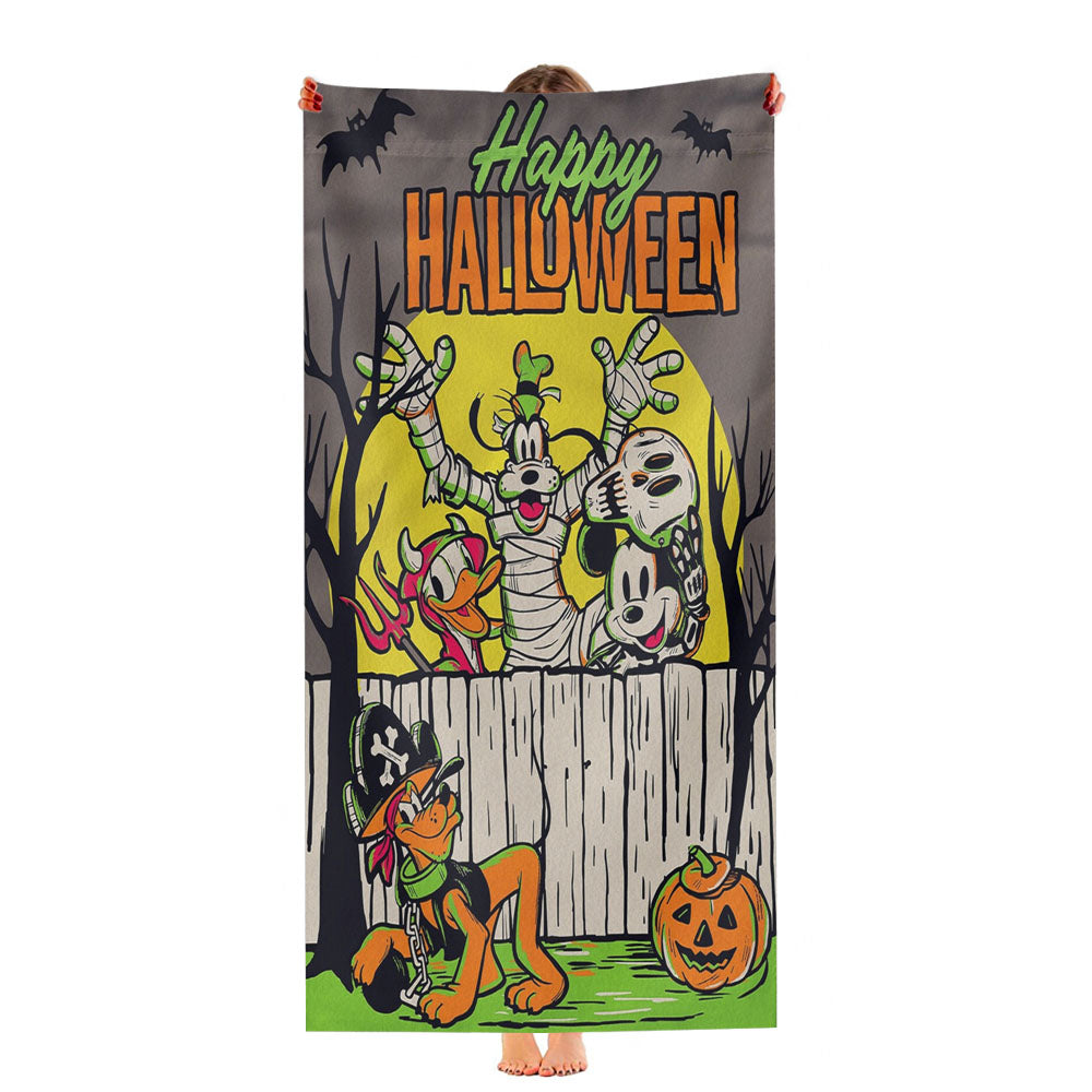 Mickey And Friends Halloween Ultra-Soft Luxury Bathroom Towels